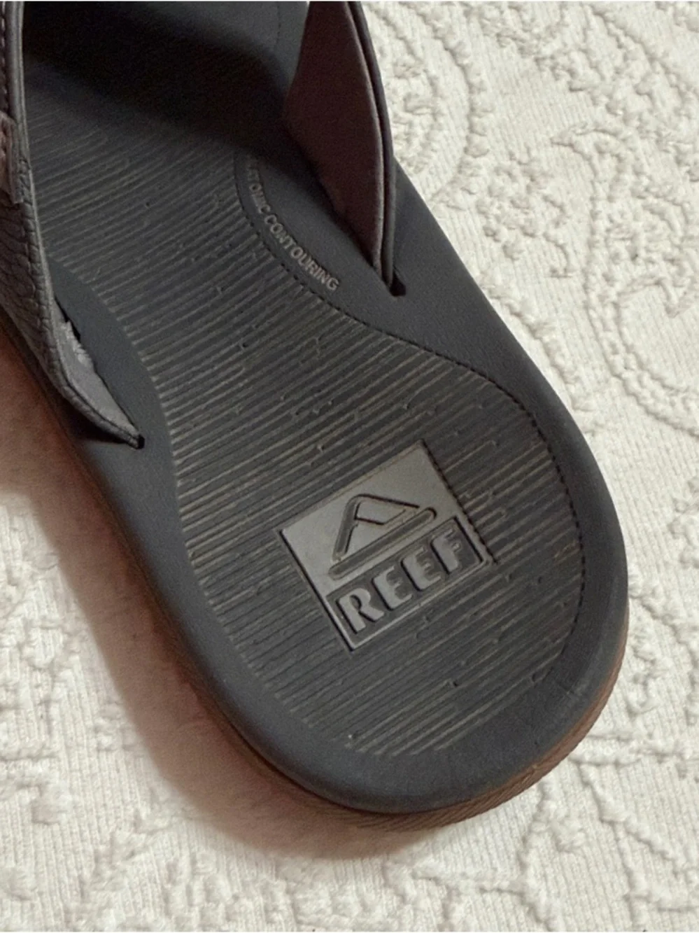 Reef Flip Flops Men’s Size 12 Gray Sandals